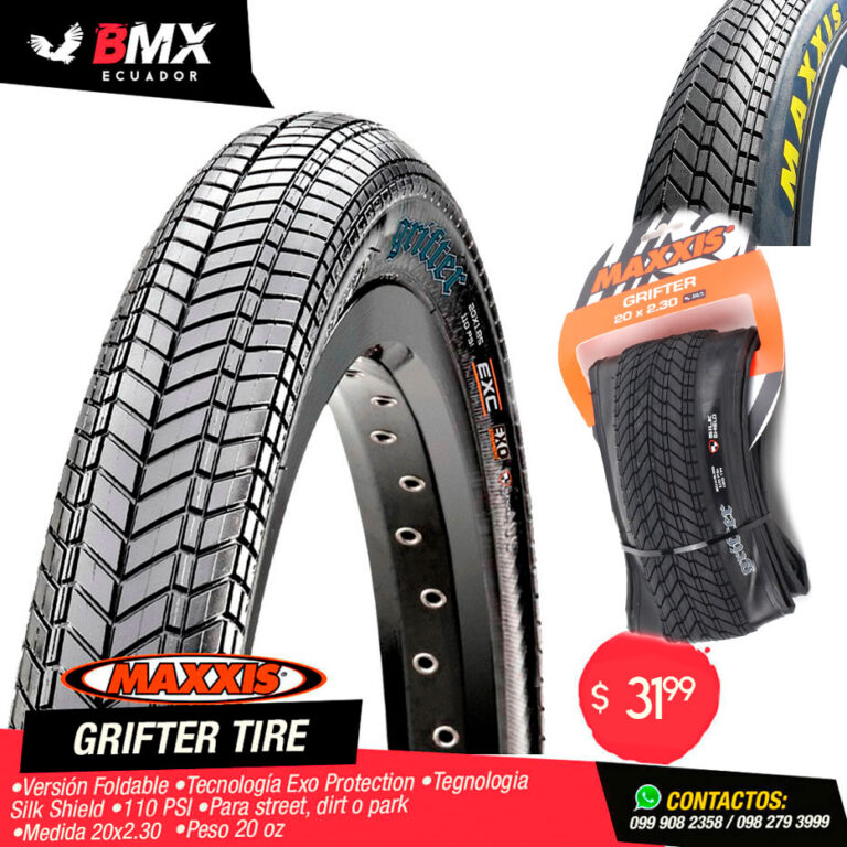 GRIFTER Fahrradreifen – 20x2,10, Exo-Ausführung, Dual Compound, 435 G (53-406)