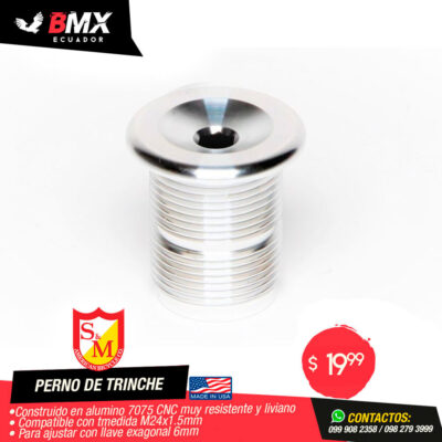 PERNO DE TRINCHE S&M CROMADO