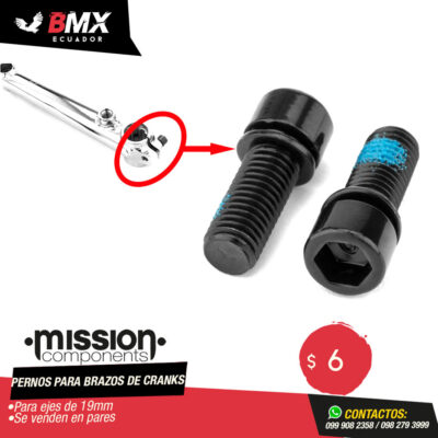 PERNOS PARA BRAZOS DE CRANKS MISSION
