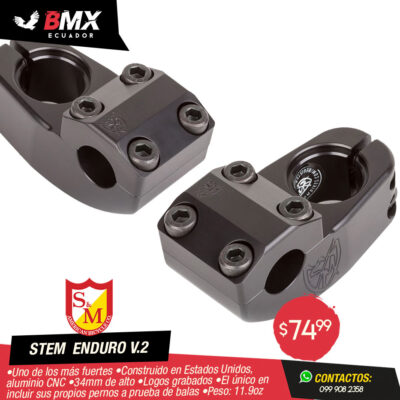 STEM S&M “ENDURO V2” NEGRO