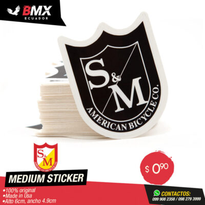 MEDIUM STICKER S&M