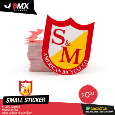 SMALL STICKER S&M