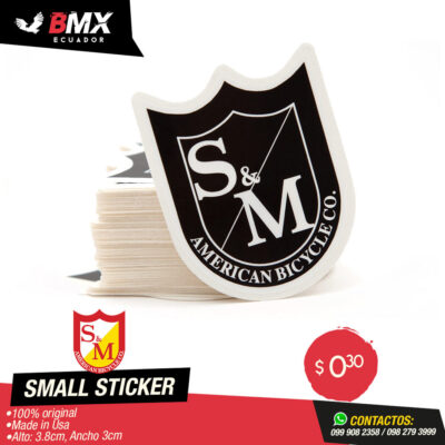 SMALL STICKER S&M