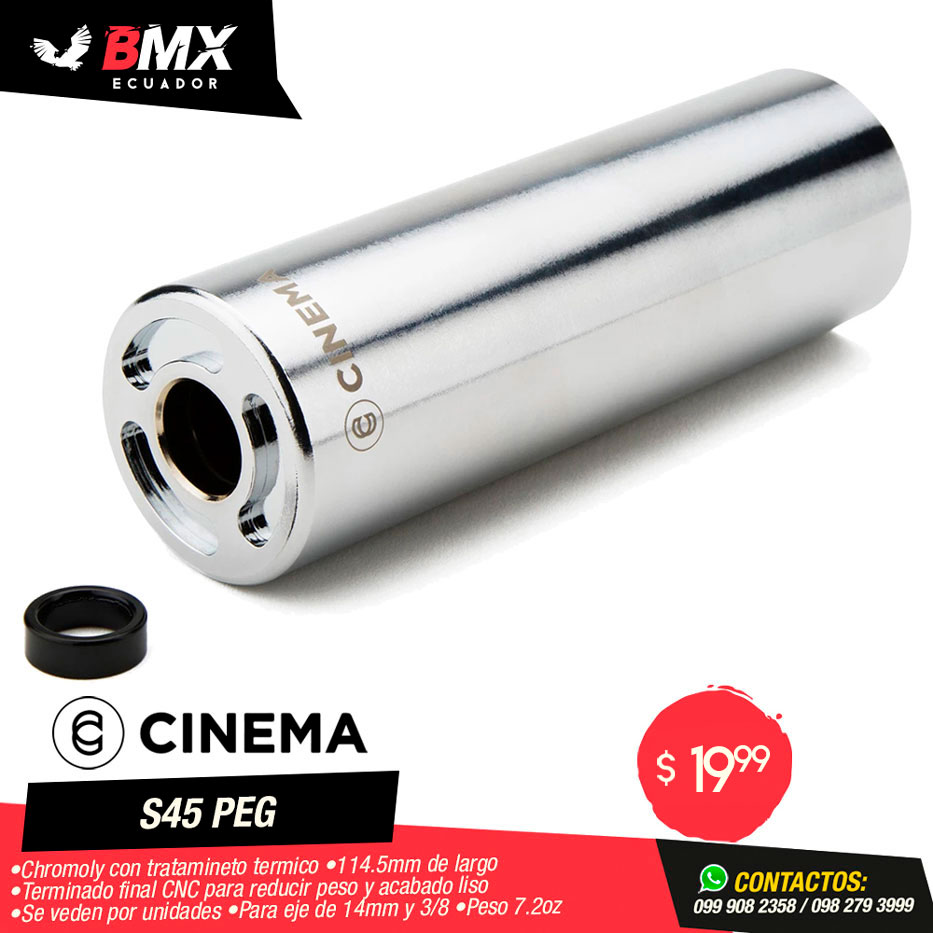 PEGS CINEMA “S45” CROMADO