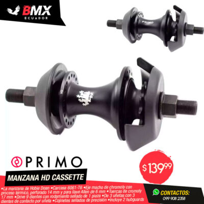 MANZANA PRIMO “HD CASSETTE”