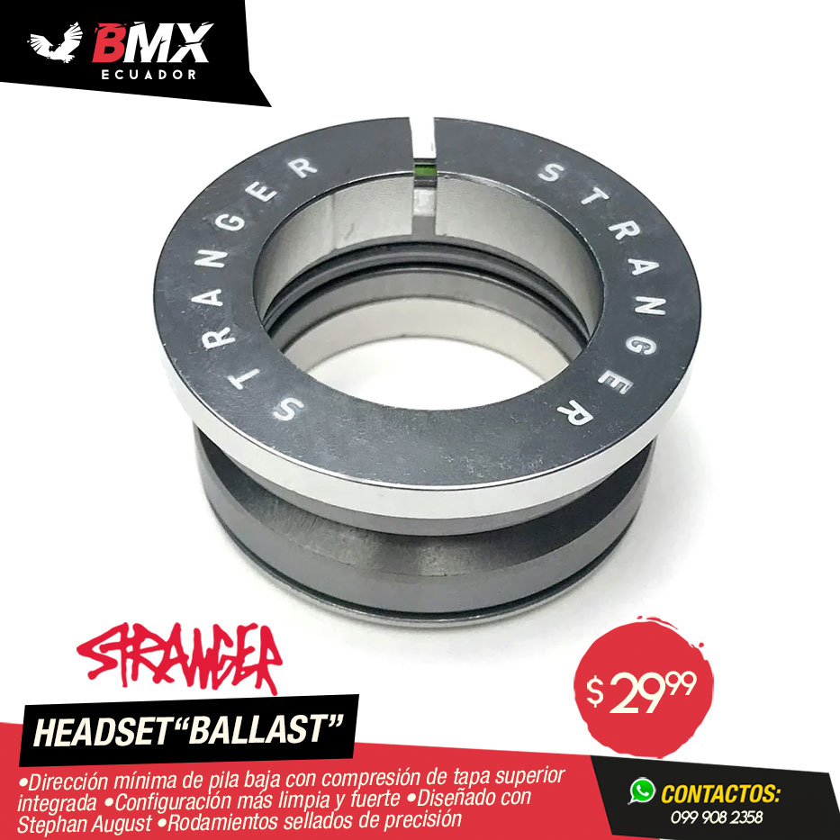 HEADSET STRANGER "BALLAST" CROMADO