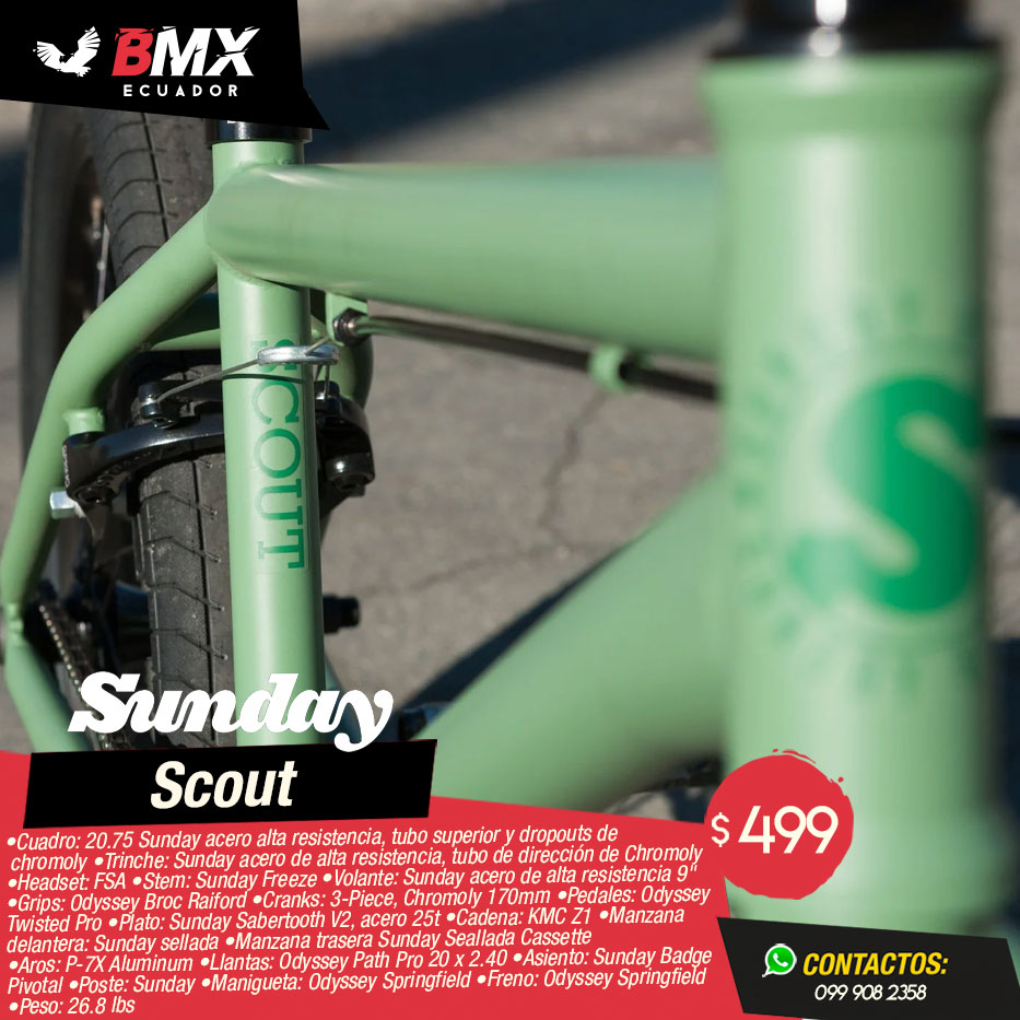 Scout Matte Army Green Sunday 2021 Scout Bmx Bike Army Bmx Bike 2025