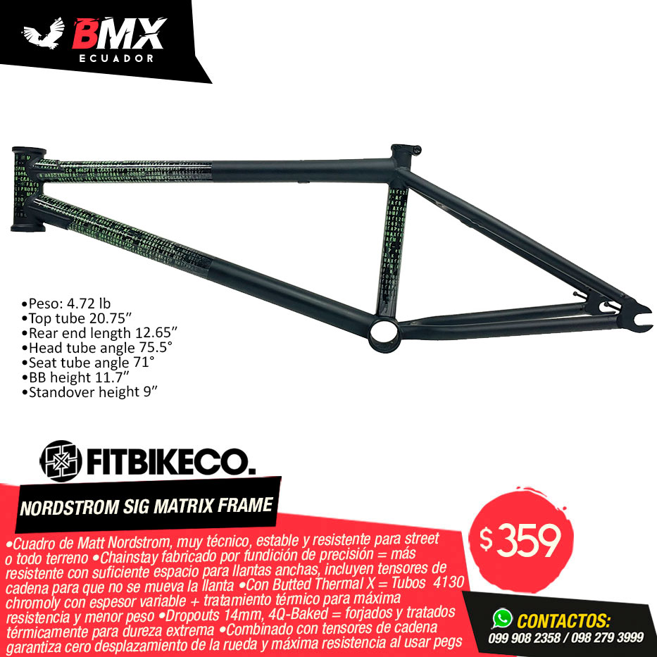CUADRO FIT BIKE CO «NORDSTROM MATRIX FRAME» 20.75