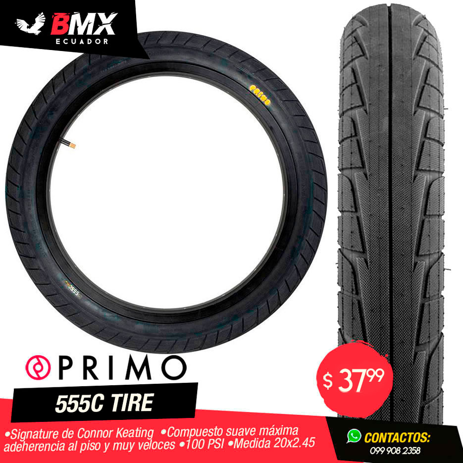 LLANTA PRIMO “555C” NEGRA