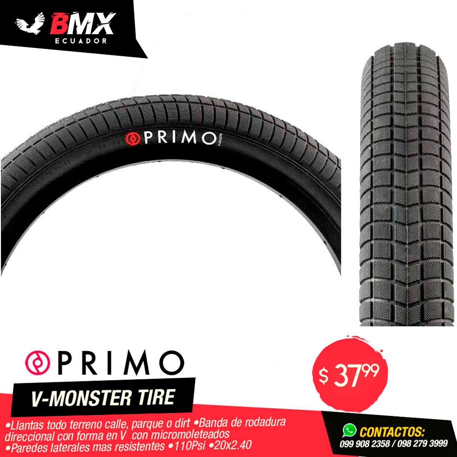 LLANTA PRIMO “V MONSTER” NEGRA