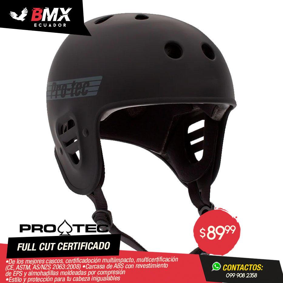 CASCO PROTECT FULL CUT CERTIFICADO NEGRO