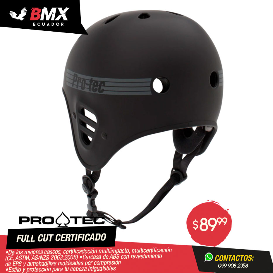 CASCO PROTECT FULL CUT CERTIFICADO NEGRO