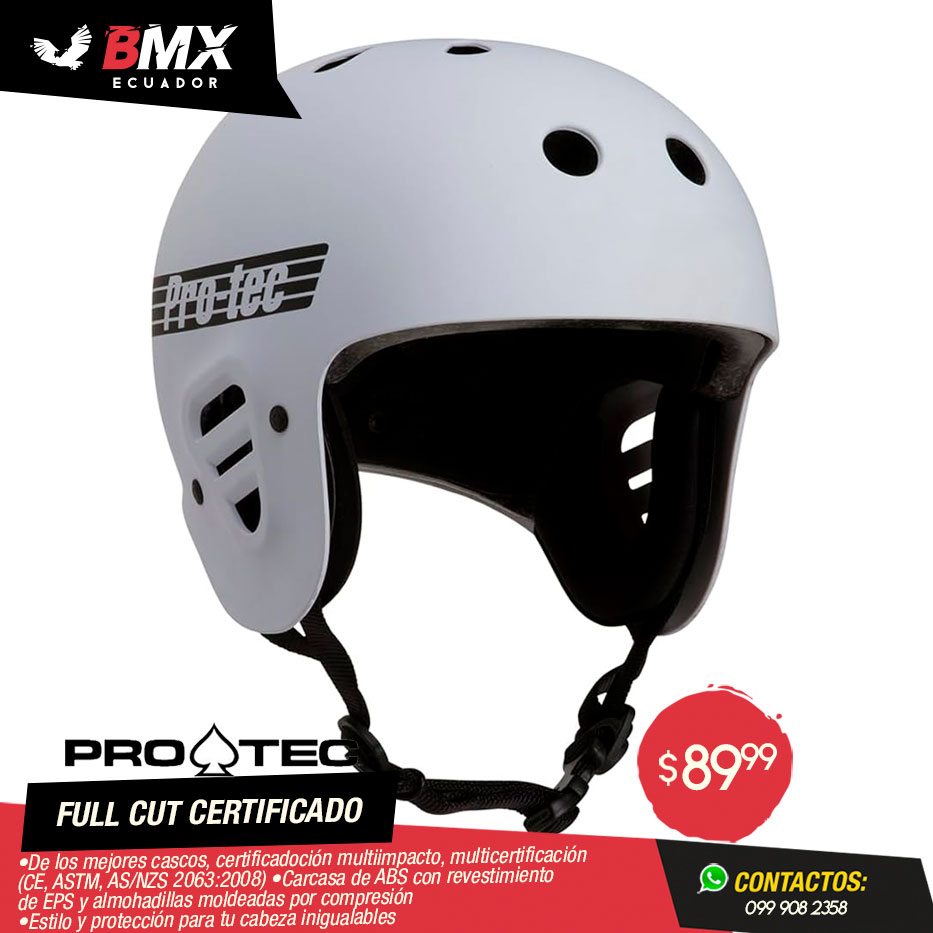 CASCO PROTECT FULL CUT CERTIFICADO BLANCO