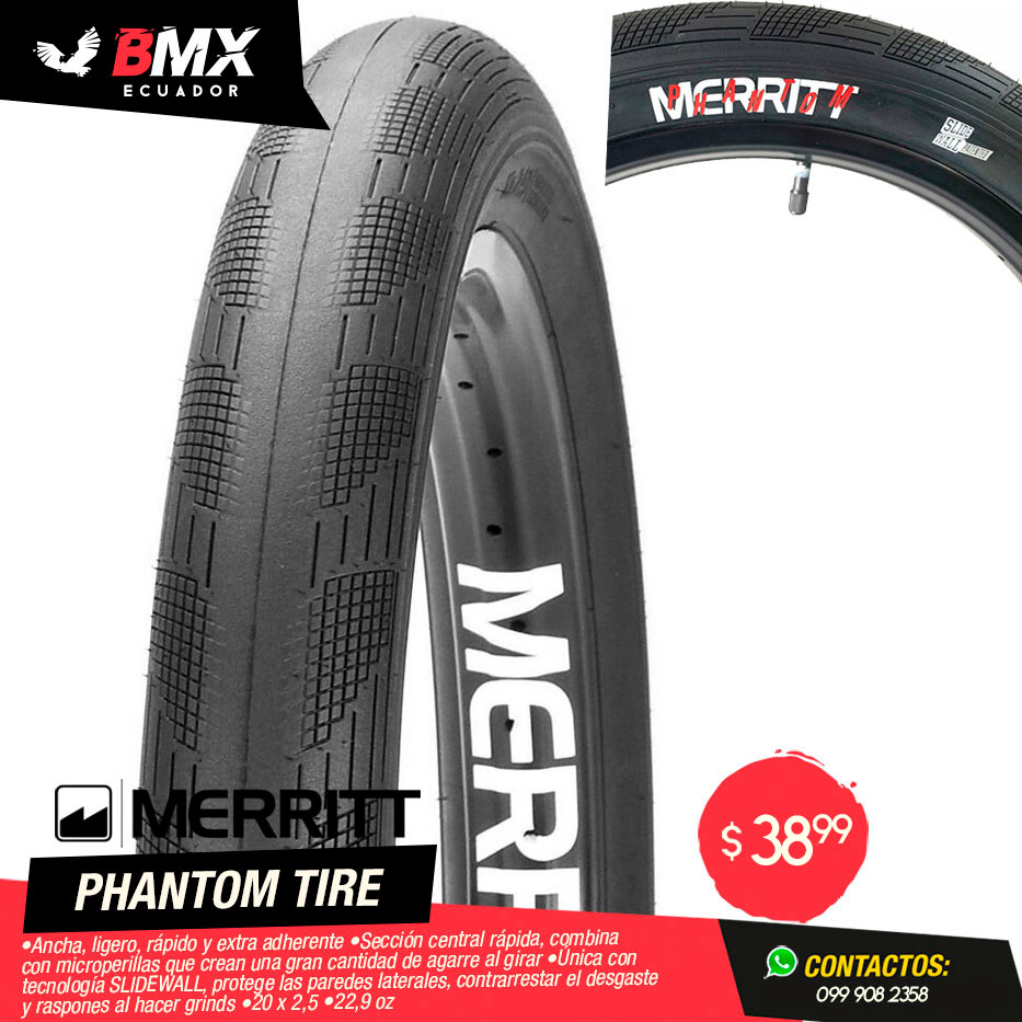 LLANTA MERRITT «PHANTOM» NEGRA