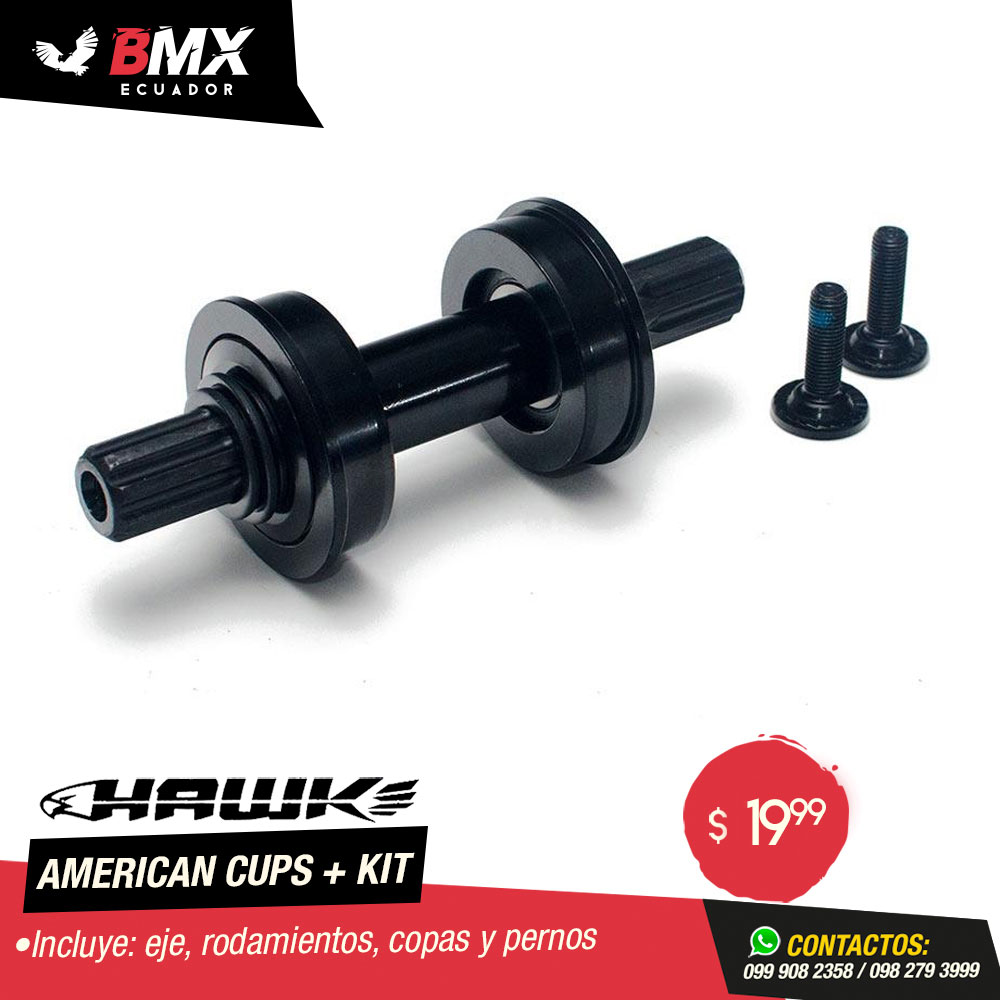 KIT  EJE ADAPTADORES CAJA AMERICANA SELLADOS