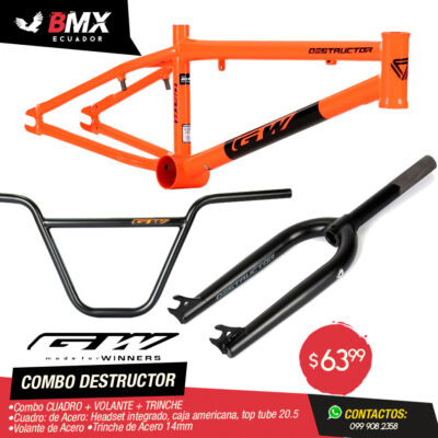 COMBO CUADRO + VOLANTE + TRINCHE NARANJA