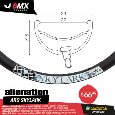ARO ALIENATION «SKYLARK» 6069-T6