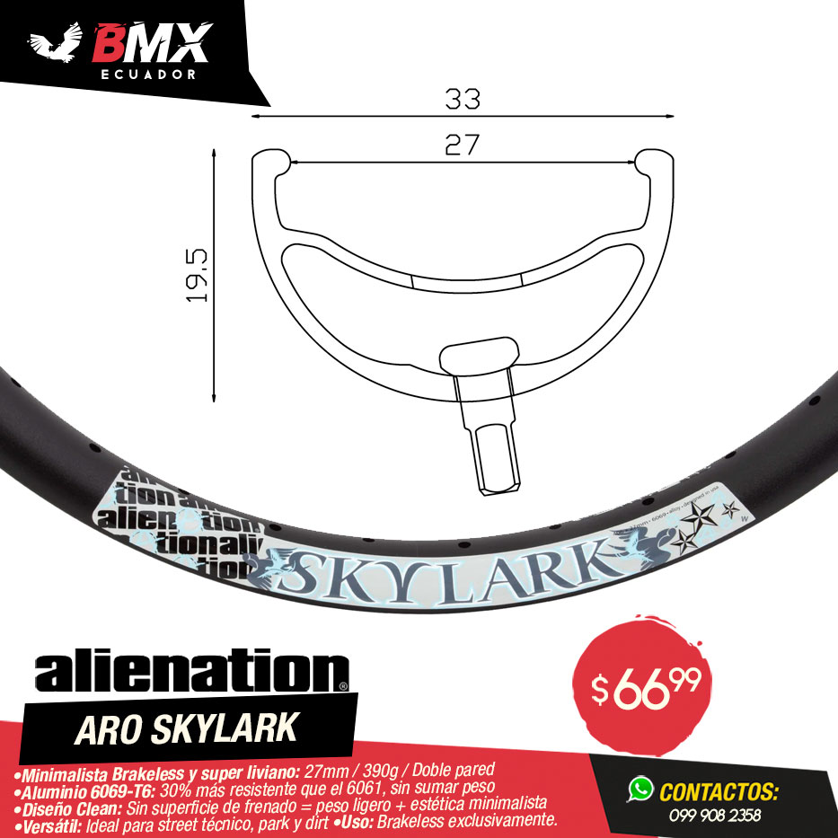 ARO ALIENATION "SKYLARK" 6069-T6 - Imagen 2