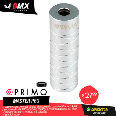 PEG PRIMO "MASTER PEG" CROMADO