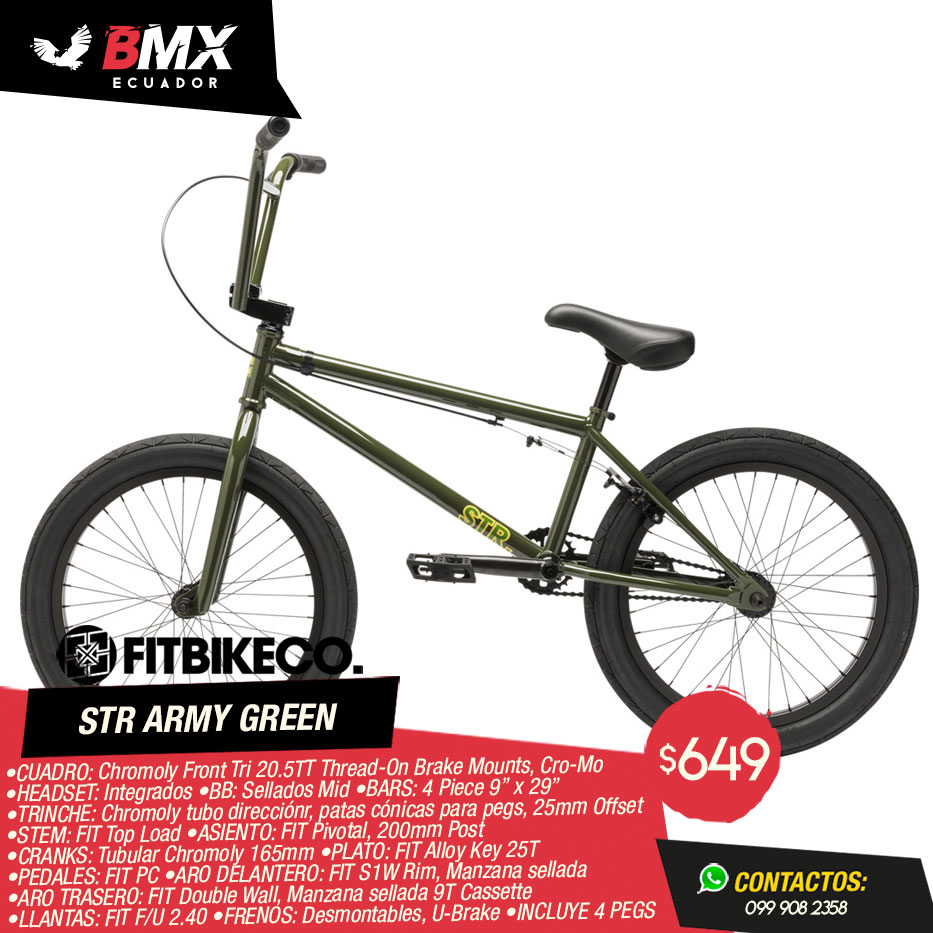 FIT BIKE CO STR ARMY GREEN 20.5 TT - Imagen 3