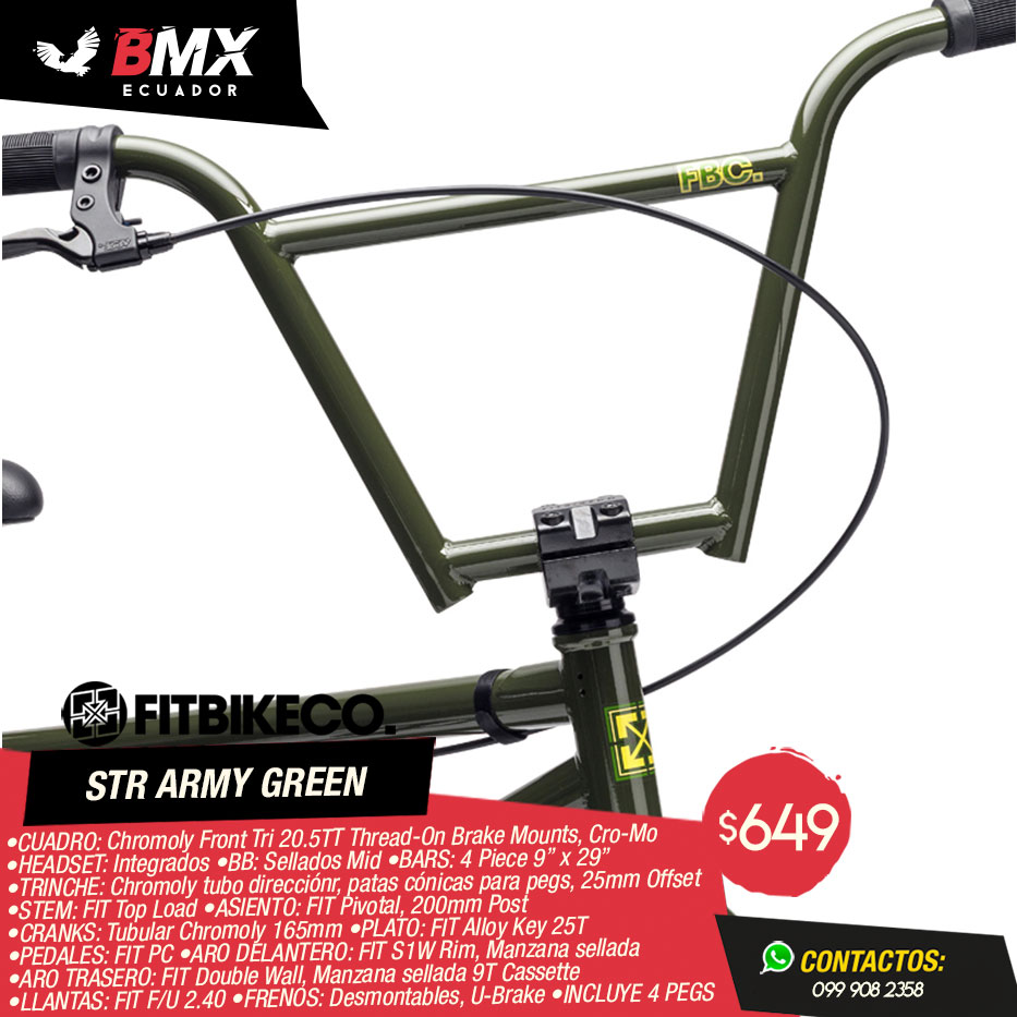 FIT BIKE CO STR ARMY GREEN 20.5 TT - Imagen 4