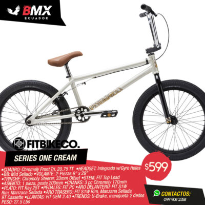 BICICLETA FIT BIKE CO SERIES ONE CREAM 20.75 TT